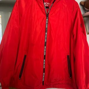 Michael Kors Women's Red Windbreaker